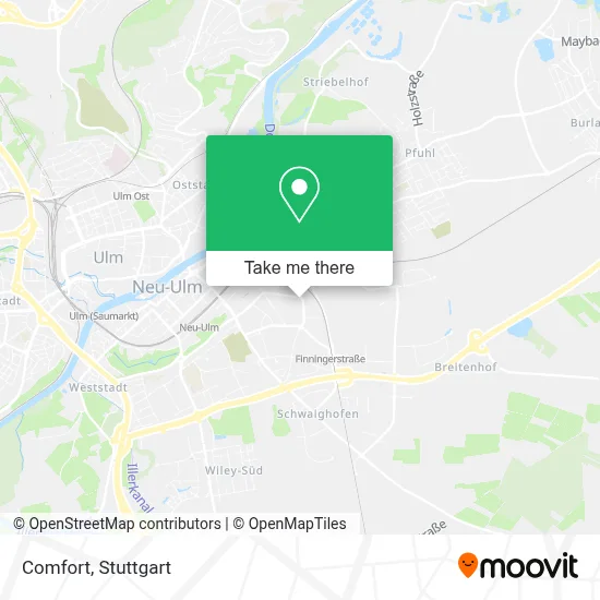 Comfort map