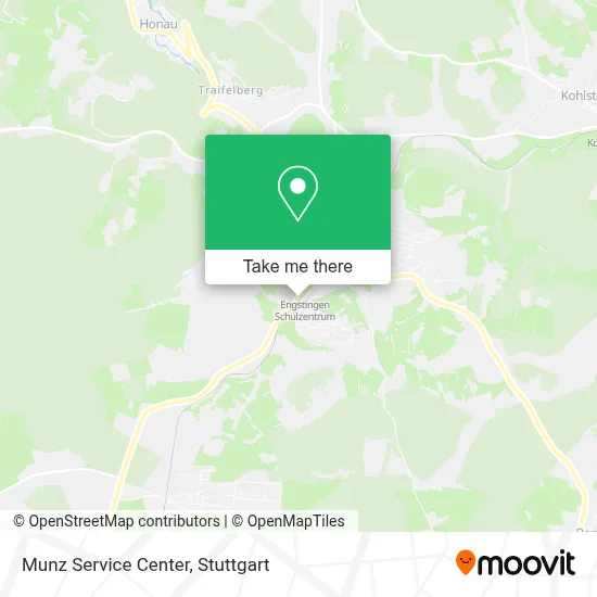 Munz Service Center map