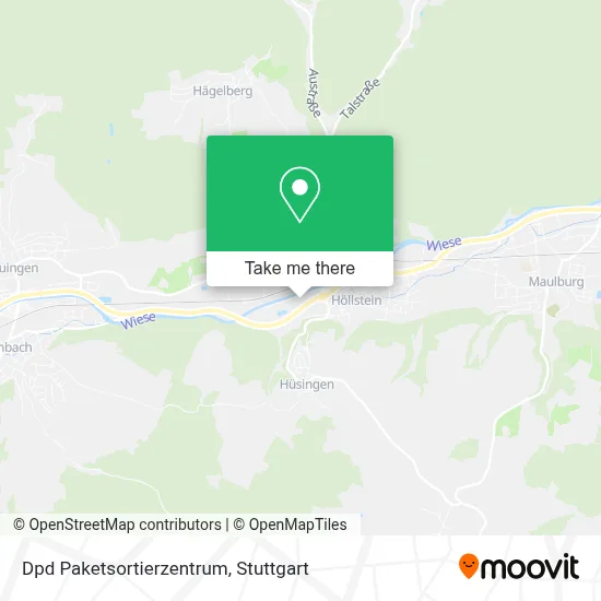 Dpd Paketsortierzentrum map