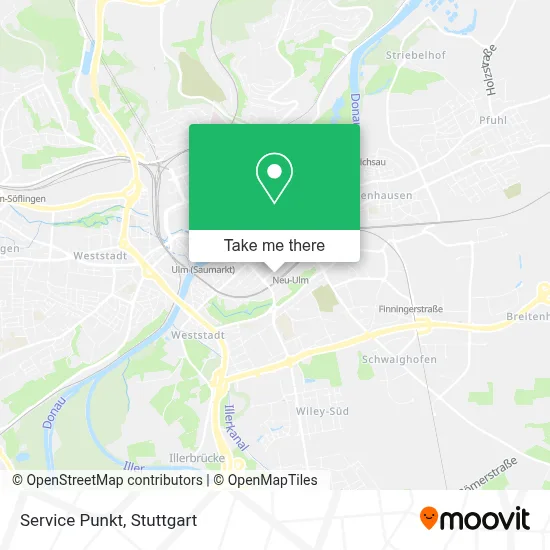 Service Punkt map