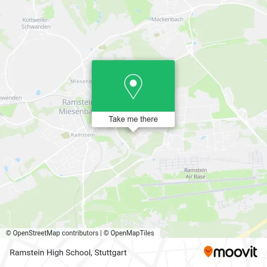 Ramstein High School map