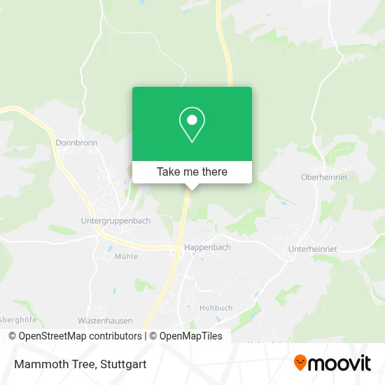 Mammutbaum map