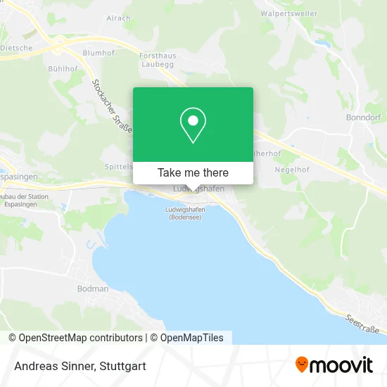 Andreas Sinner map