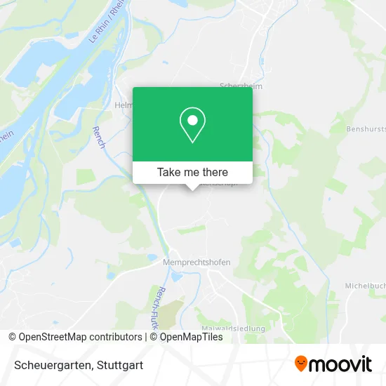 Scheuergarten map