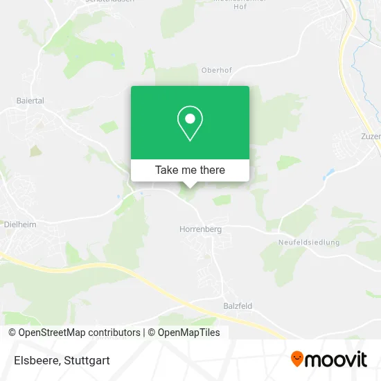 Elsbeere map