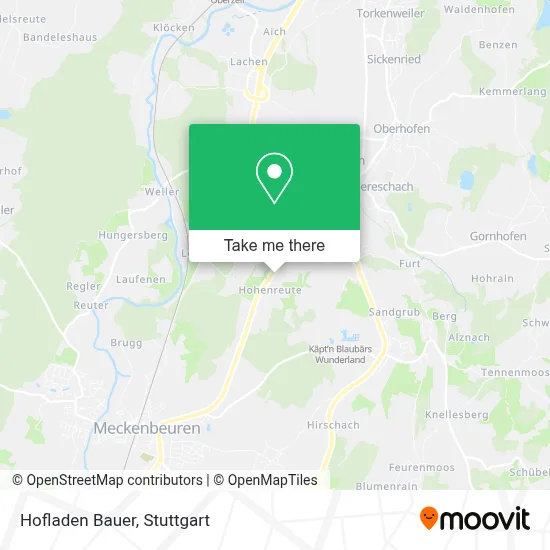 Hofladen Bauer map