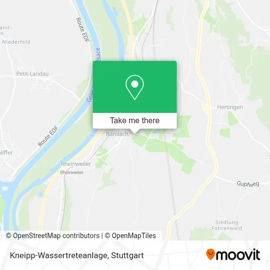 Kneipp-Wassertreteanlage map