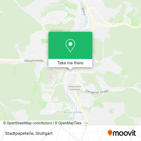 Stadtpapeterie map