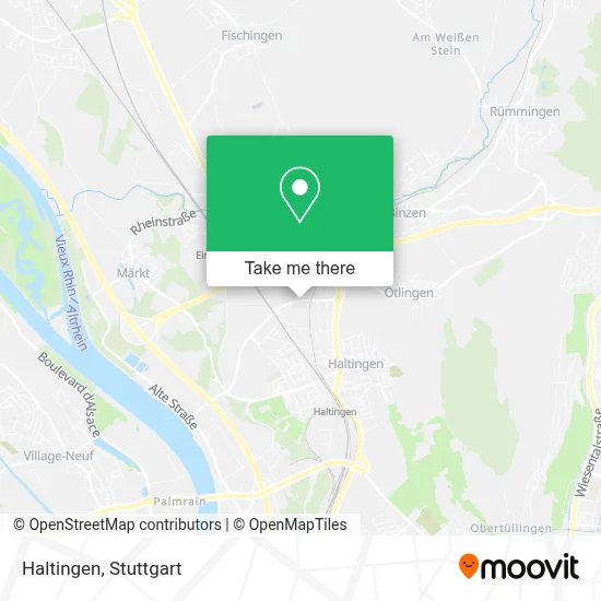 Haltingen map