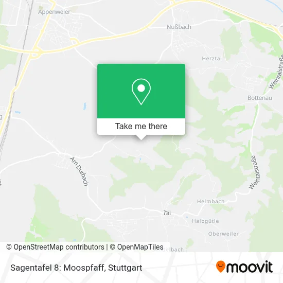 Sagentafel 8: Moospfaff map