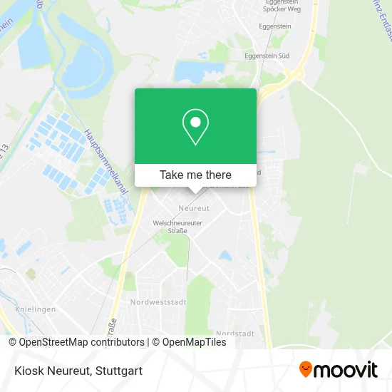 Kiosk Neureut map