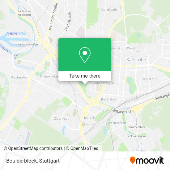 Boulderblock map