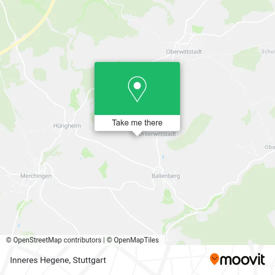 Inneres Hegene map