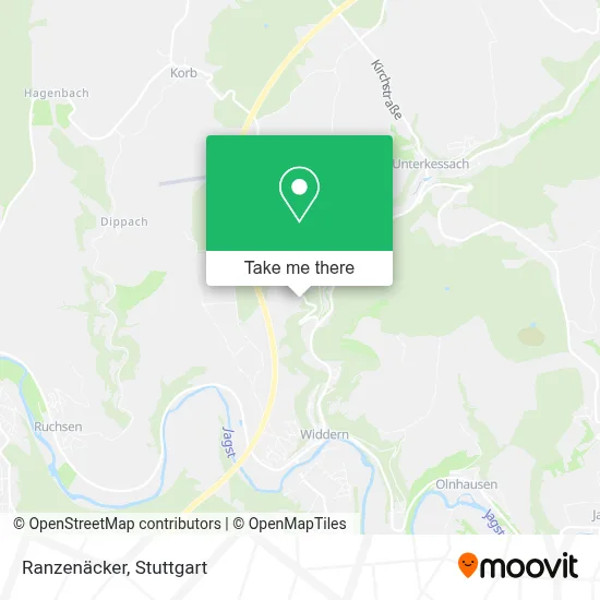 Ranzenäcker map
