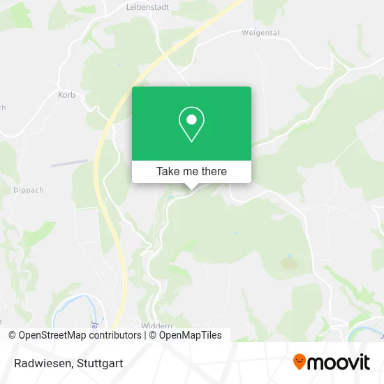 Radwiesen map
