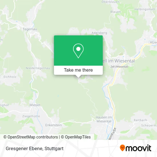 Gresgener Ebene map