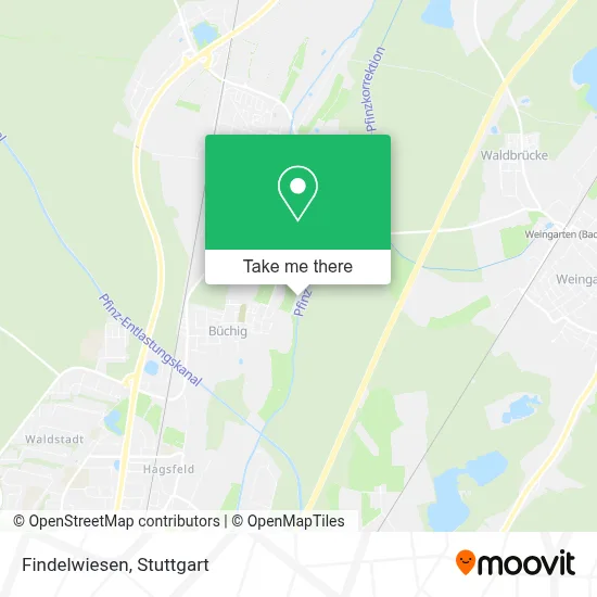 Findelwiesen map