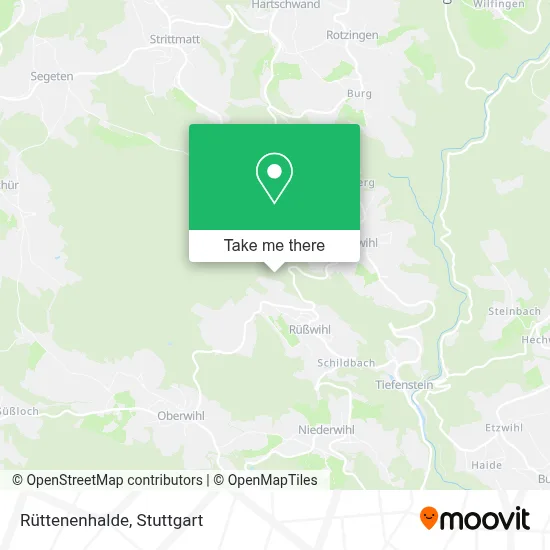 Rüttenenhalde map