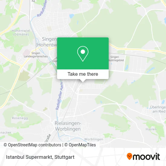 Istanbul Supermarkt map