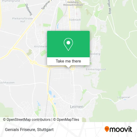 Genials Friseure map
