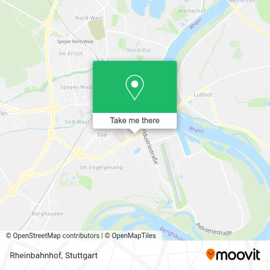 Rheinbahnhof map
