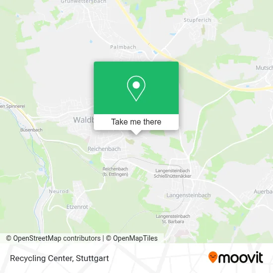 Wertstoffhof map