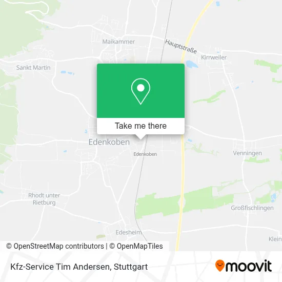 Kfz-Service Tim Andersen map
