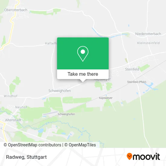 Radweg map