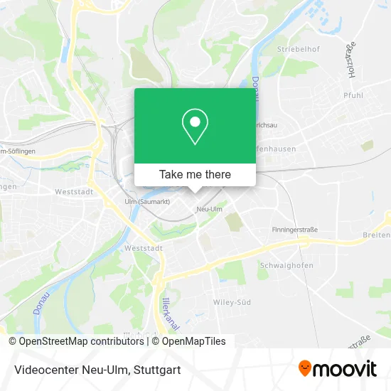 Videocenter Neu-Ulm map