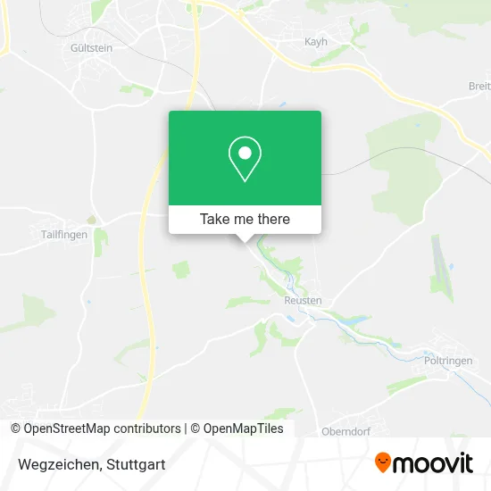 Wegzeichen map