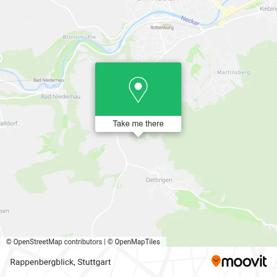 Rappenbergblick map