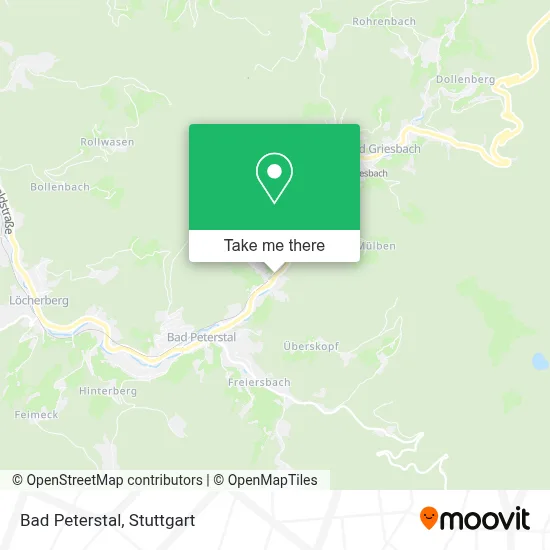 Bad Peterstal map