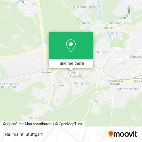 Railmaint map