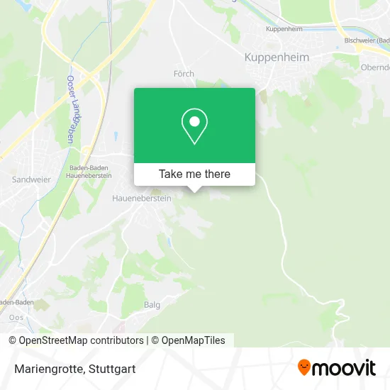 Mariengrotte map