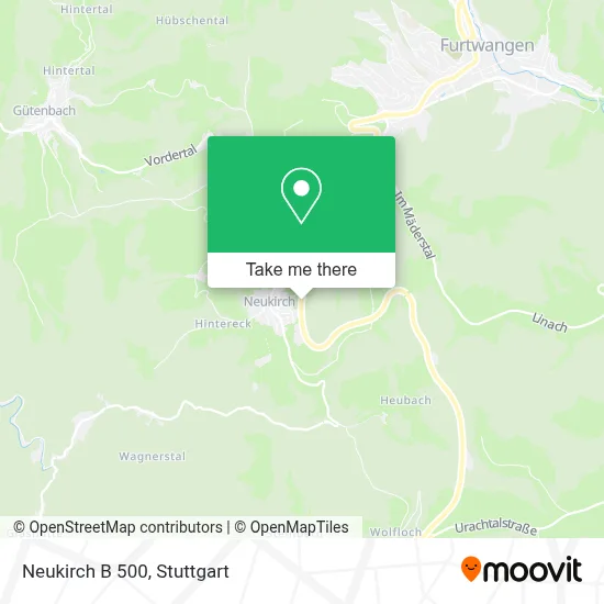 Neukirch B 500 map