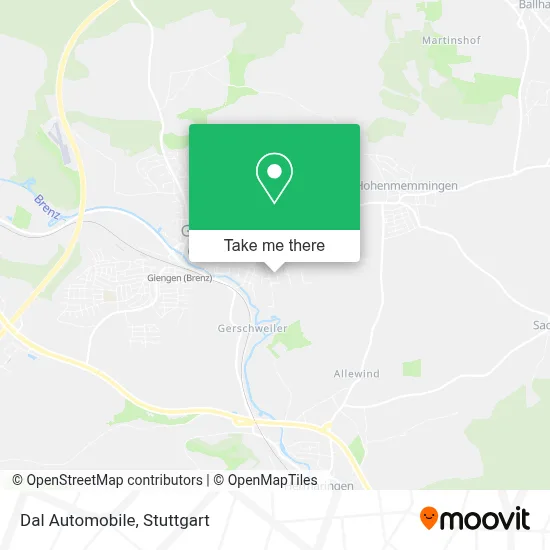 Dal Automobile map