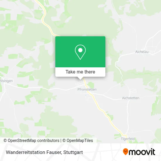 Wanderreitstation Fauser map