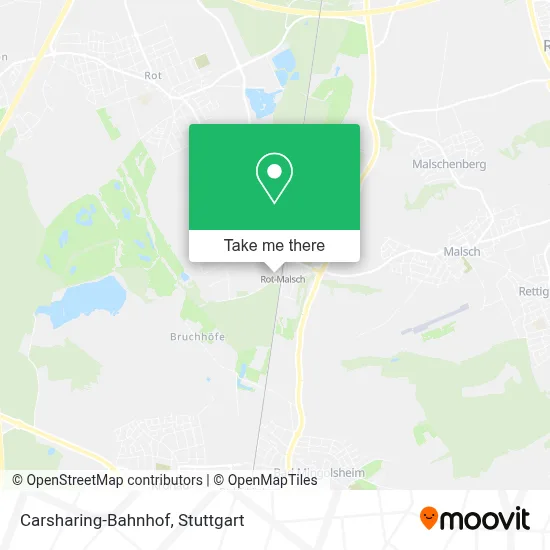 Carsharing-Bahnhof map