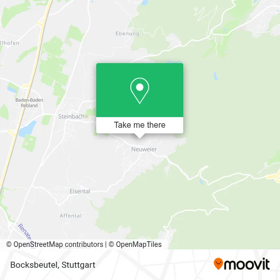 Bocksbeutel map