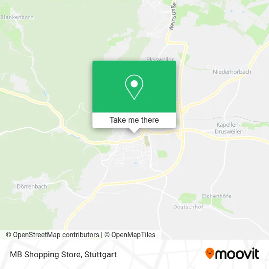 MB Shopping Store map