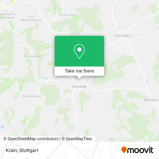 Krain map