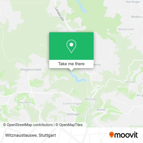 Witznaustausee map