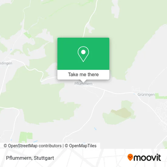 Pflummern map