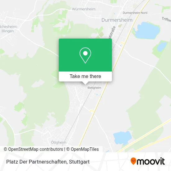 Platz Der Partnerschaften map