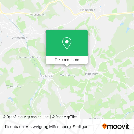 Fischbach, Abzweigung Möselsberg map