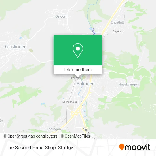 The Second Hand Shop map