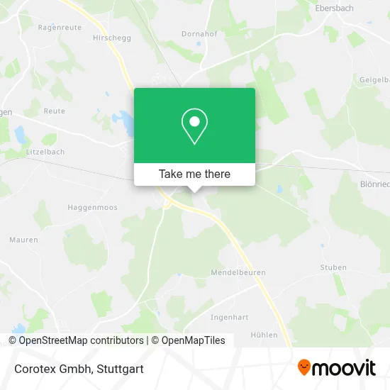 Corotex Gmbh map
