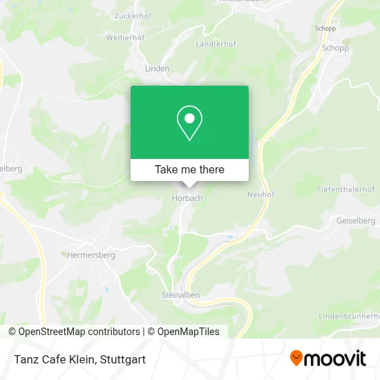 Tanz Cafe Klein map