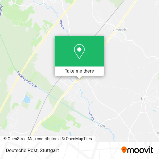 Deutsche Post map