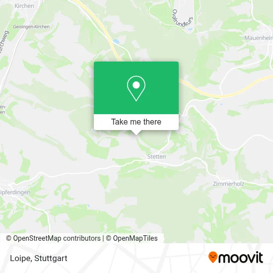 Loipe map